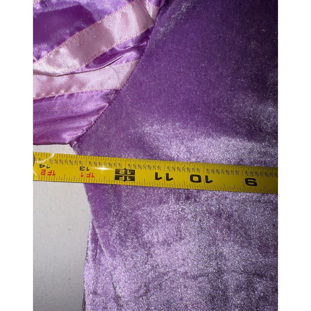 Spirit Disney Rupunzel Costume Dress Renaissance Fair Glitter Girls S 5T/6T Flaw - Picture 11 of 16
